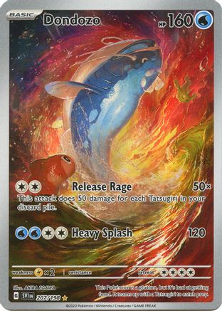 Dondozo 207/198 - Holofoil SV01 Scarlet & Violet Base Set - Illustration Rare