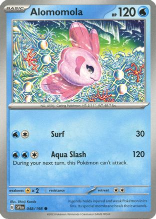 Alomomola 048/198 - Reverse Holofoil SV01 Scarlet & Violet Base Set - Common