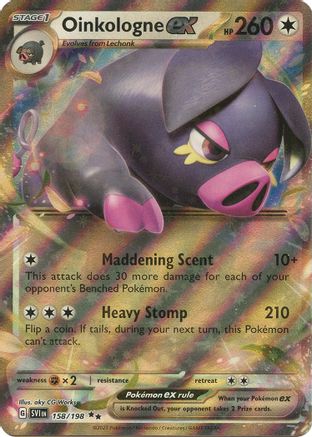Oinkologne ex 158/198 - Holofoil SV01 Scarlet & Violet Base Set - Double Rare