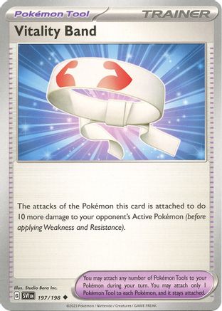 Vitality Band 197/198 SV01 Scarlet & Violet Base Set - Uncommon