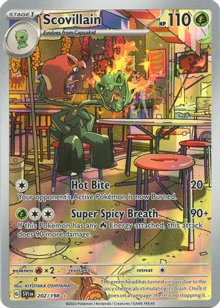Scovillain 202/198 - Holofoil SV01 Scarlet & Violet Base Set - Illustration Rare