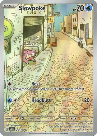 Slowpoke 204/198 - Holofoil SV01 Scarlet & Violet Base Set - Illustration Rare