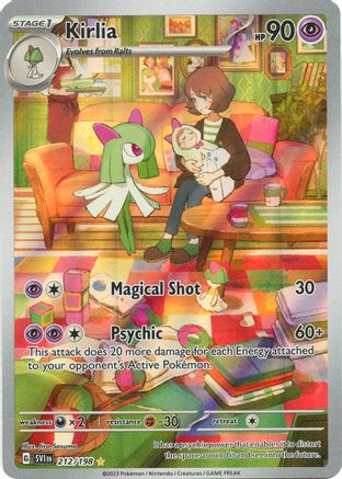 Kirlia 212/198 - Holofoil SV01 Scarlet & Violet Base Set - Illustration Rare