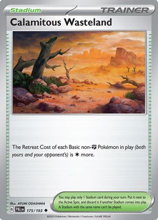 Calamitous Wasteland 175/193 - Reverse Holofoil SV02 Paldea Evolved - Uncommon
