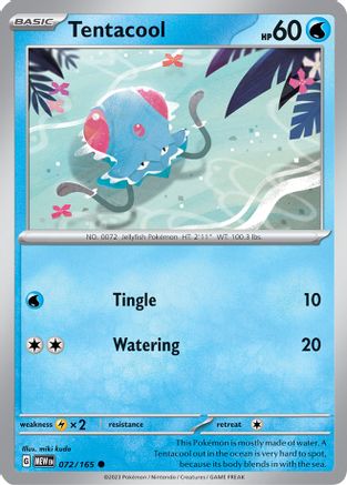 Tentacool 072/165 SV Scarlet & Violet 151 - Common