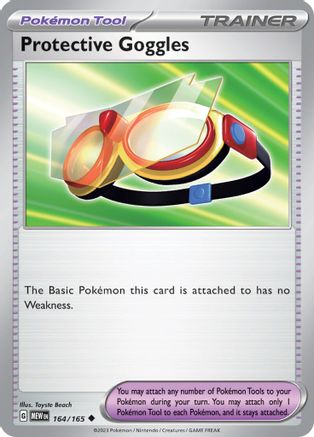 Protective Goggles 164/165 - Reverse Holofoil SV Scarlet & Violet 151 - Uncommon