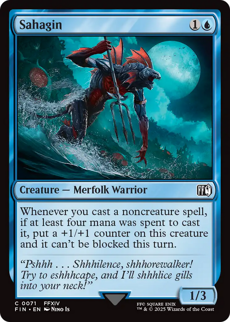 Sahagin (FIN-071) - FINAL FANTASY Foil