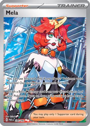 Mela 236/182 - Holofoil SV04 Paradox Rift - Ultra Rare