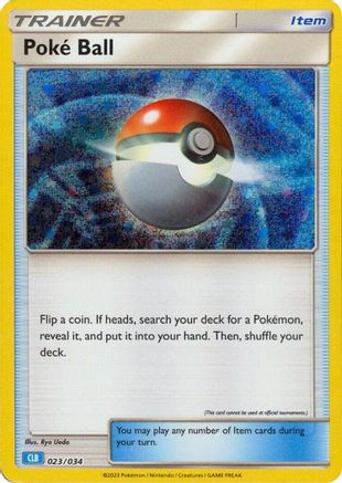 Poke Ball (CLB) 023/034 - Holofoil Trading Card Game Classic - Classic Collection
