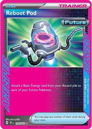 Reboot Pod 158/162 - Holofoil SV05 Temporal Forces - ACE SPEC Rare