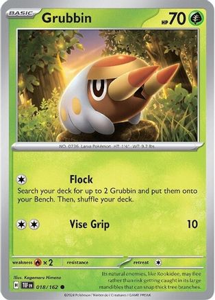 Grubbin 018/162 SV05 Temporal Forces - Common