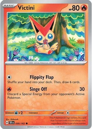 Victini 030/162 - Reverse Holofoil SV05 Temporal Forces - Common