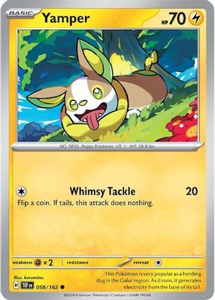 Yamper 058/162 SV05 Temporal Forces - Common