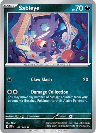Sableye 107/162 SV05 Temporal Forces - Uncommon