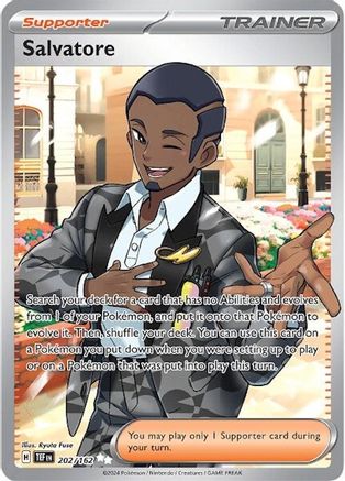 Salvatore 202/162 - Holofoil SV05 Temporal Forces - Ultra Rare
