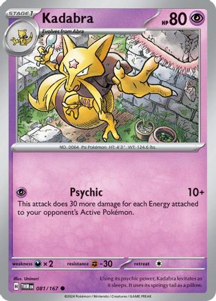 Kadabra 081/167 SV06 Twilight Masquerade - Common