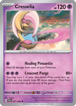 Cresselia 021/064 - Holofoil SV Shrouded Fable - Rare