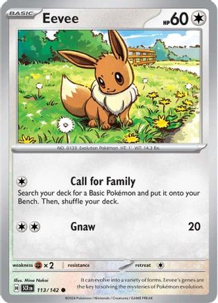Eevee 113/142 SV07 Stellar Crown - Common