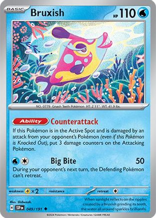Bruxish 049/191 SV08 Surging Sparks - Uncommon