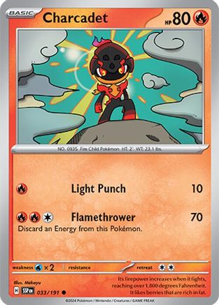 Charcadet 033/191 SV08 Surging Sparks - Common