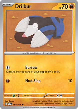 Drilbur 108/191 SV08 Surging Sparks - Common