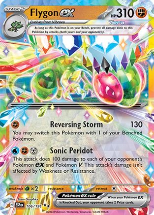 Flygon ex 106/191 - Holofoil SV08 Surging Sparks - Double Rare