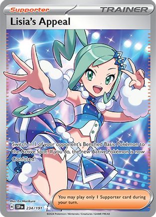 Lisia's Appeal 234/191 - Holofoil SV08 Surging Sparks - Ultra Rare
