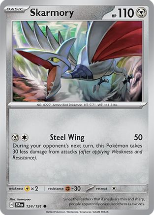 Skarmory 124/191 SV08 Surging Sparks - Common