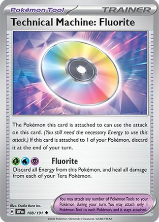 Technical Machine: Fluorite 188/191 - Reverse Holofoil SV08 Surging Sparks - Uncommon