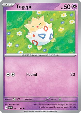 Togepi 070/191 SV08 Surging Sparks - Common