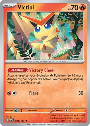 Victini 021/191 SV08 Surging Sparks - Uncommon