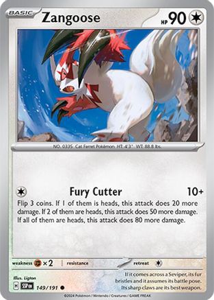 Zangoose 149/191 SV08 Surging Sparks - Common