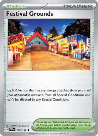 Festival Grounds 108/131 SV Prismatic Evolutions - Uncommon