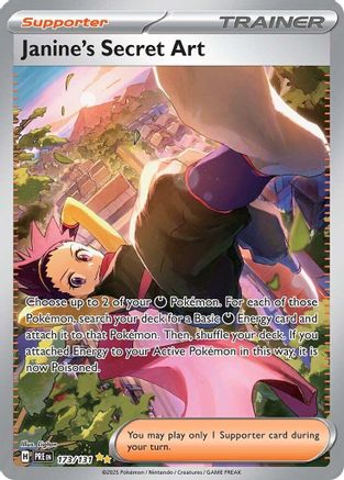 Janine's Secret Art 173/131 - Holofoil SV Prismatic Evolutions - Special Illustration Rare