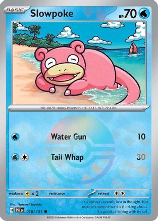 Slowpoke (Poke Ball Pattern) 018/131 - Holofoil SV Prismatic Evolutions - Common