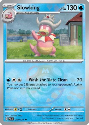 Slowking (Master Ball Pattern) 019/131 - Holofoil SV Prismatic Evolutions - Uncommon