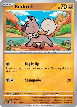 Rockruff 084/159 SV09 Journey Together - Common