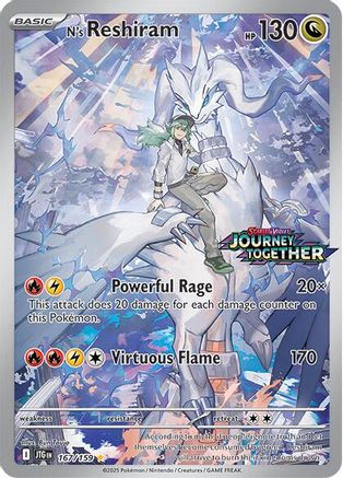 N's Reshiram 167/159 - Holofoil Miscellaneous Cards & Products - Illustration Rare