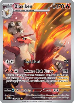 Blaziken 192/182 - Holofoil SV10 Destined Rivals - Illustration Rare