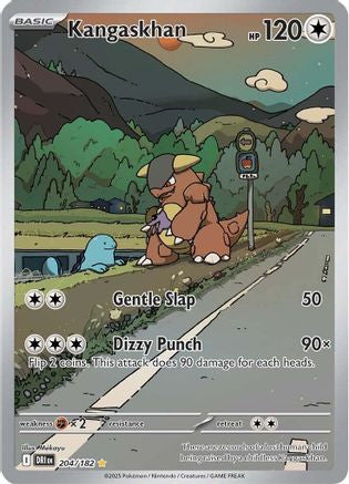 Kangaskhan 204/182 - Holofoil SV10 Destined Rivals - Illustration Rare