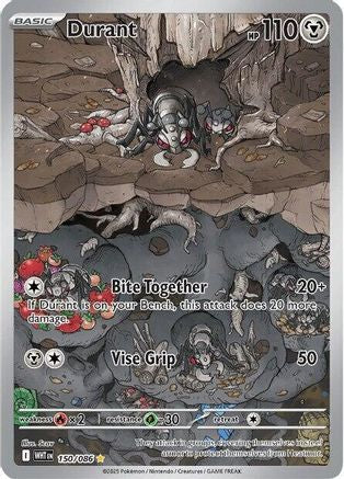 Durant 150/086 - Holofoil SV White Flare - Illustration Rare