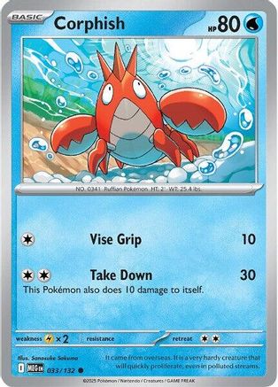 Corphish 033/132 ME01 Mega Evolution - Common
