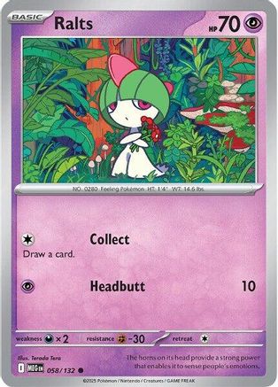Ralts 058/132 ME01 Mega Evolution - Common