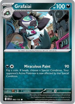 Grafaiai 092/132 ME01 Mega Evolution - Common