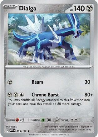 Dialga 095/132 - Holofoil ME01 Mega Evolution - Rare
