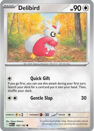 Delibird 105/132 ME01 Mega Evolution - Common