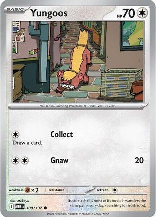 Yungoos 109/132 ME01 Mega Evolution - Common