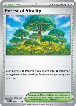 Forest of Vitality 117/132 - Reverse Holofoil ME01 Mega Evolution - Uncommon