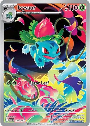 Ivysaur 134/132 - Holofoil ME01 Mega Evolution - Illustration Rare