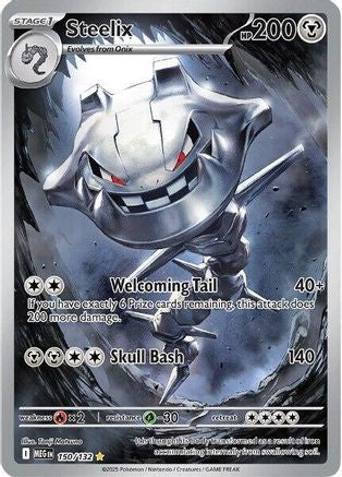 Steelix 150/132 - Holofoil ME01 Mega Evolution - Illustration Rare